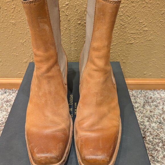 Rag & Bone Axis boots in camel - Picture 2 of 5